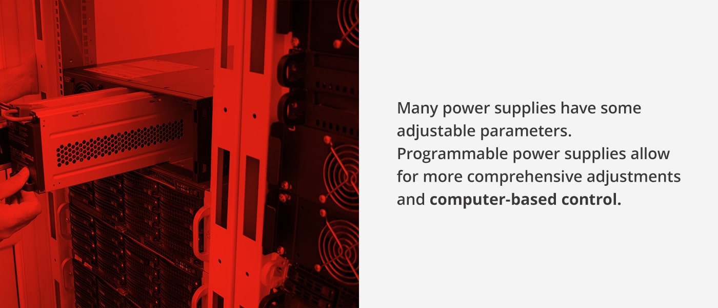 many power supplies have some adjustable parameters