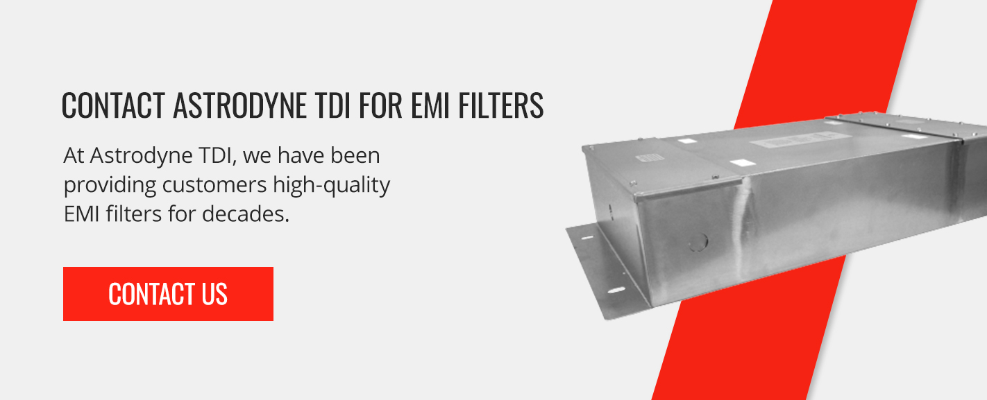 Contact Astrodyne TDI for EMI Filters