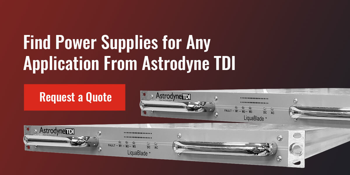 find power supplies for any application from Astrodyne TDI