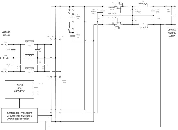 Basic Power Circuit Schematic (380V 5.4kW)