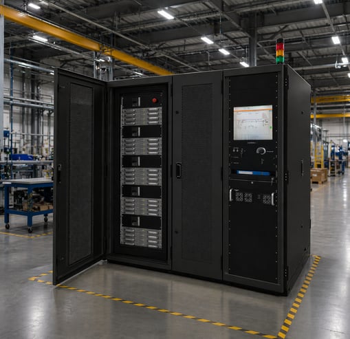 Liquablade rack in a solid state rf amplifier