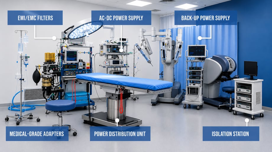 Medical Operating Room Power Supply and Emi Filters (2)