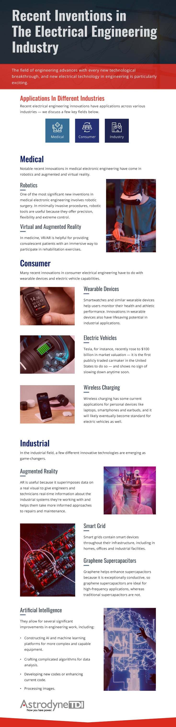 recent inventions in the electrical engineering industry