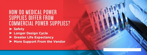 How Do Medical Power Supplies Differ from Commercial Power Supplies