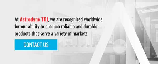 Astrodyne TDI is recognized worldwide for our ability to produce reliable and durable products that serve a variety of markets