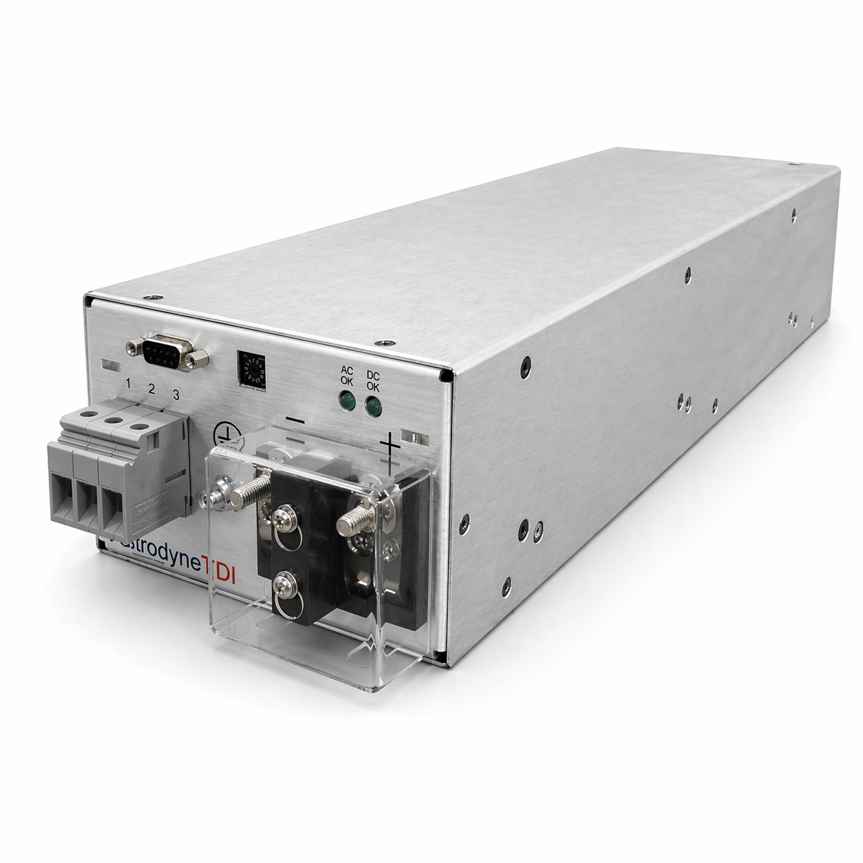 5kW liquid cooled Industrial power supply module close-up